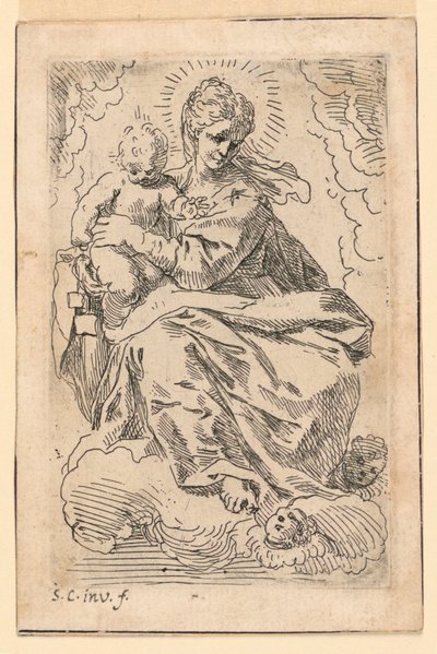The Virgin and Child by Simone Cantarini