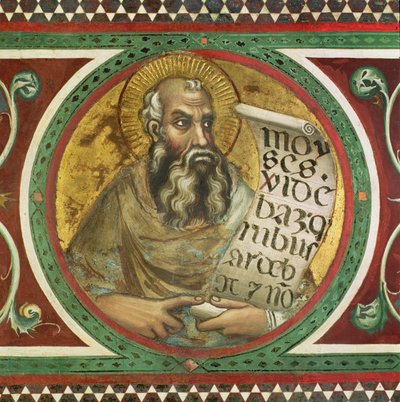 Maesta: Moses (detail) by Simone Martini
