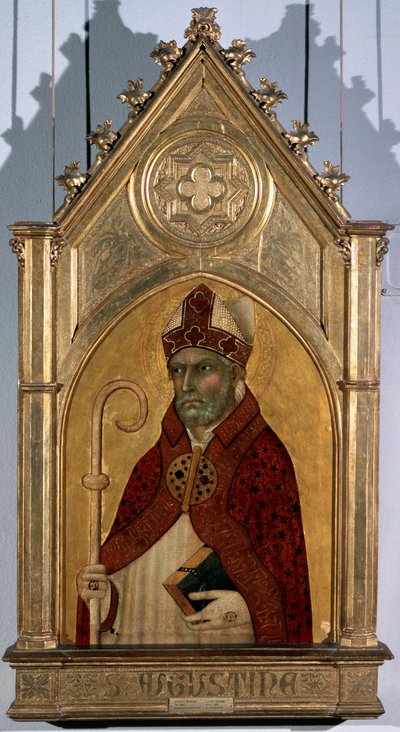 Saint Augustine, 1320s by Simone Martini