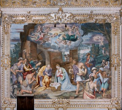 Adoration of the Shepherds by Simone Veneziano Peterzano
