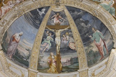 Crucifixion by Simone Veneziano Peterzano