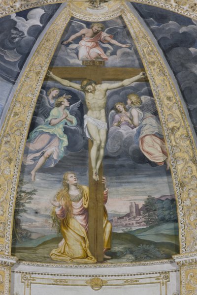 Crucifixion by Simone Veneziano Peterzano