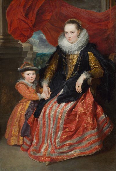 Susanna Fourment and Her Daughter by Sir Anthony van Dyck