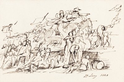 Battle Scene by Sir David Wilkie