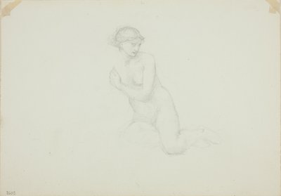 Seated Female Nude by Sir Edward Burne Jones