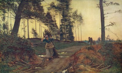 Toilers of the Woods, 1879 by Sir Ernest Albert Waterlow