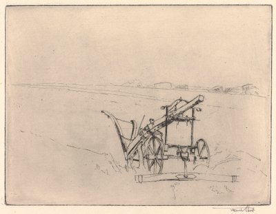 A Norfolk Plough by Sir Frank Short