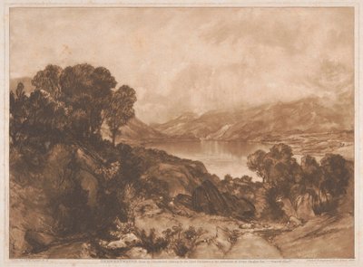 View of a Lake, Derwentwater by Sir Frank Short