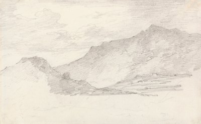 Hill Sketch by Sir George Howland Beaumont seventh Baronet