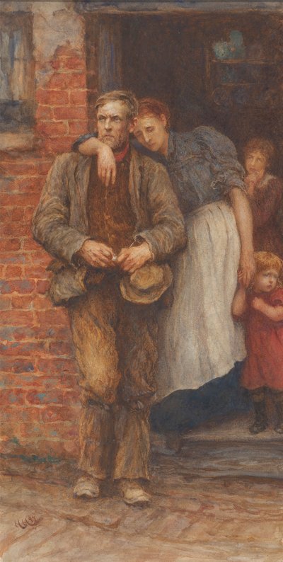 On Strike by Sir Hubert von Herkomer