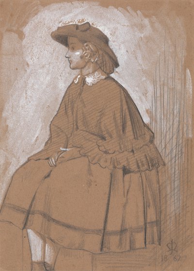 Study of a Girl by Sir John Everett Millais