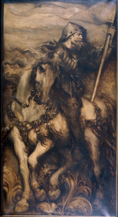 A Standard Bearer, 1886 by Sir John Gilbert