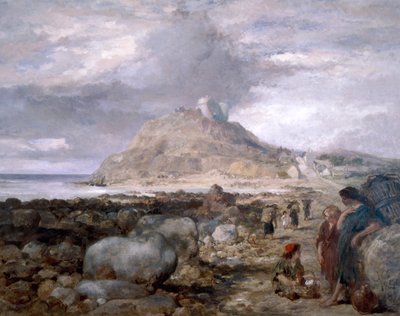 Criccieth Castle, Wales by Sir John Gilbert