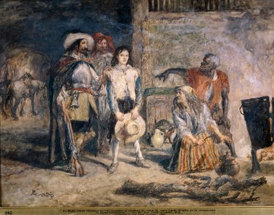 Gil Blas taken prisoner by Sir John Gilbert