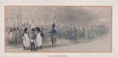 National Guard at The Tuileries, 1846 by Sir John Gilbert