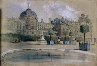 The Tuileries, Paris, France, 1846 by Sir John Gilbert