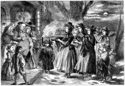 The Wassail Bowl by Sir John Gilbert