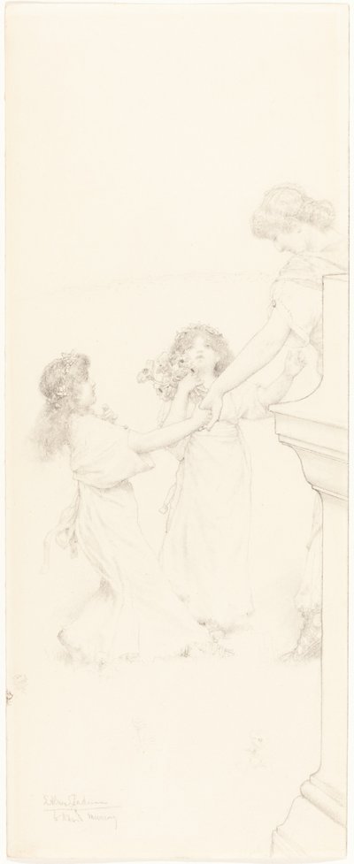 A Dance in Spring by Sir Lawrence Alma Tadema