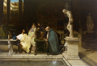 An Art Lover by Sir Lawrence Alma Tadema