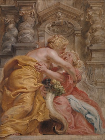 Peace Embracing Plenty by Sir Peter Paul Rubens