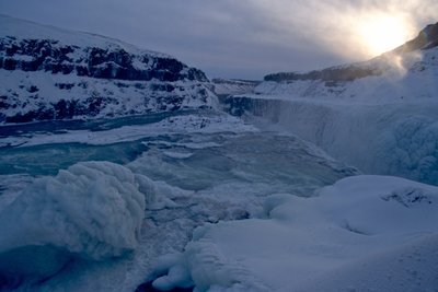 Iceland: Gulfoss, waterfall, 2022 by Sisse Brimberg