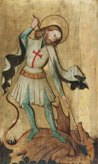 St. George as Dragon Slayer by Slowakischer Maler