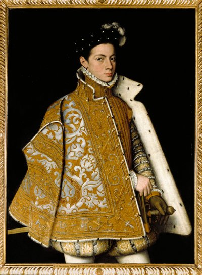 Portrait of Alexandre Farnese by Sofonisba Anguissola