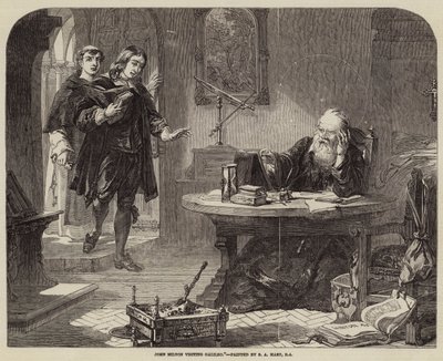 John Milton Visiting Galileo by Solomon Alexander Hart