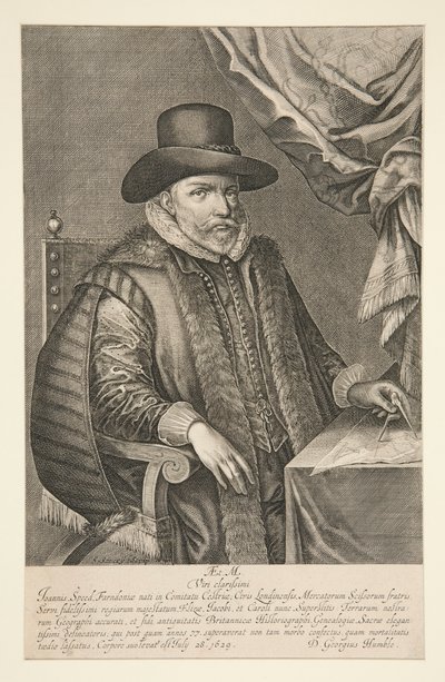 Portrait of John Speed by Solomon Savery