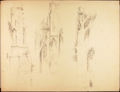 Cathedral Studies by Solon H. Borglum
