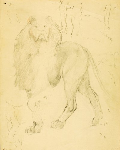 Lion by Solon H. Borglum