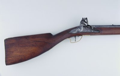 Baboon thigh butt musket by South African School