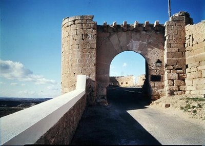 Crenellated Gateway to the Castle by Spanish School