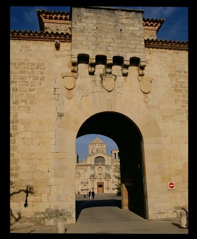 Entrance to the monastery, founded in 1151 by Spanish School