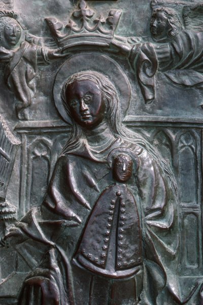 Madonna and Child (detail) by Spanish School