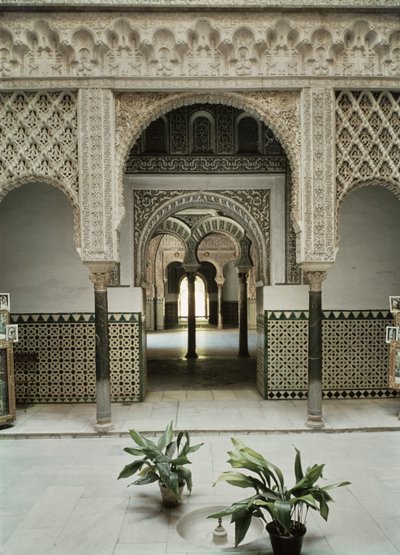 Patio de las Munecas, 12th-14th century by Spanish School
