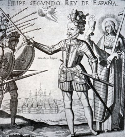 Philip II of Spain by Spanish School