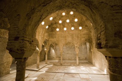 Steam Room in the Arab Baths, Granada by Spanish School