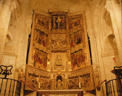 The Altarpiece in the Collegiate Church by Spanish School
