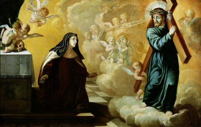 The Vision of St. Teresa by Spanish School