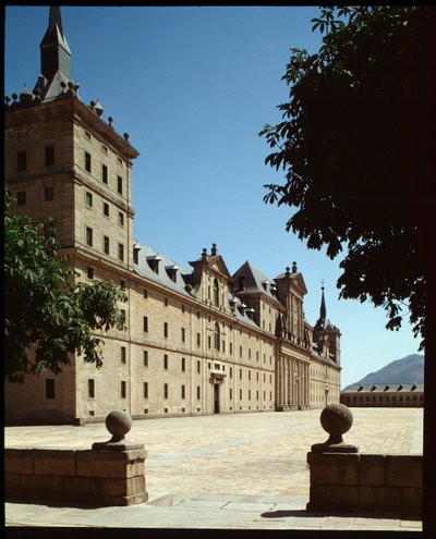 View of Main Facade of Royal Seat by Spanish School