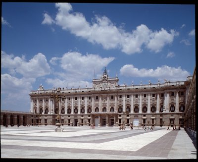 View of the Royal Palace (1738-1755) by Spanish School
