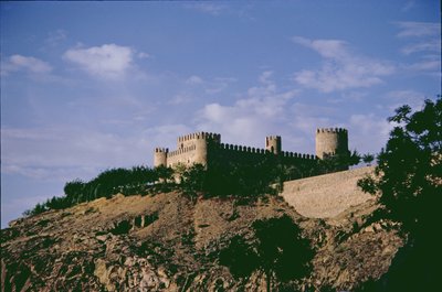 View of the castle by Spanish School