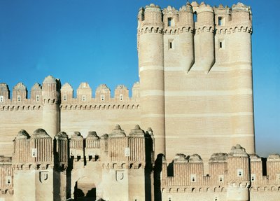 View of the castle by Spanish School