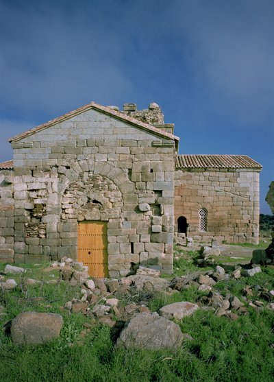 View of the west facade, built c.862-930 by Spanish School