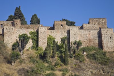 Walls of the Alcazaba by Spanish School