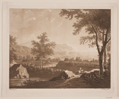 Landscape with a Rider by Søren Henrik Petersen