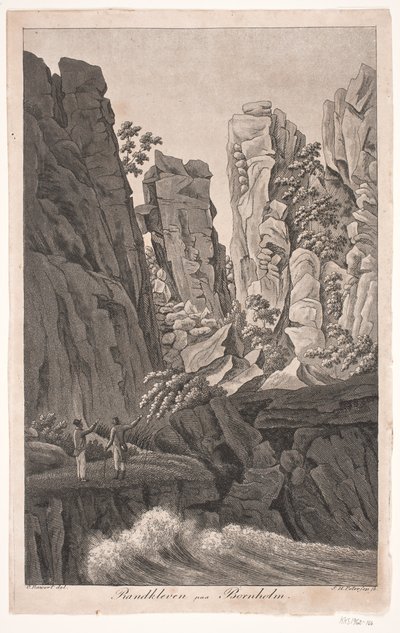 Randkleven on Bornholm by Søren Henrik Petersen