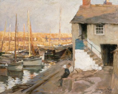 Mousehole Harbour by Stanhope Alexander Forbes
