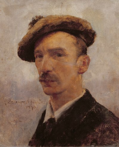 Self portrait by Stanhope Alexander Forbes